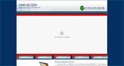Desktop Screenshot of onrbilisim.com
